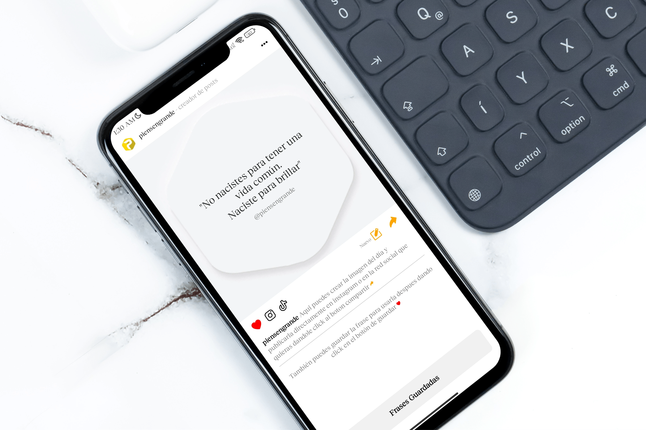 📱 PIENSENGRANDE APP