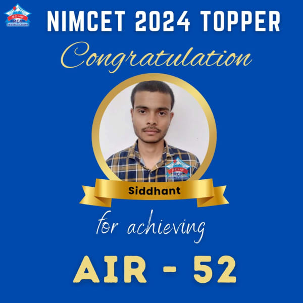 Siddhant — AIR 52, NIMCET 2024 topper photo, ACME Academy