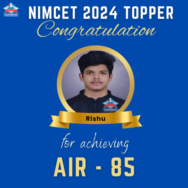 Rishu — AIR 85, NIMCET 2024 topper photo, ACME Academy