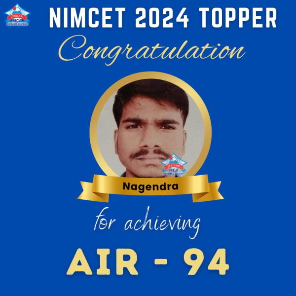 Nagendra — AIR 94, NIMCET 2024 topper photo, ACME Academy