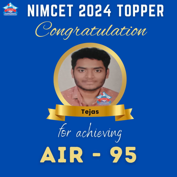 Tejas — AIR 95, NIMCET 2024 topper photo, ACME Academy