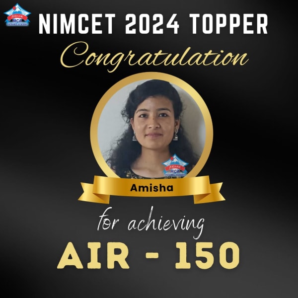 Amisha — AIR 150, NIMCET 2024 topper photo, ACME Academy