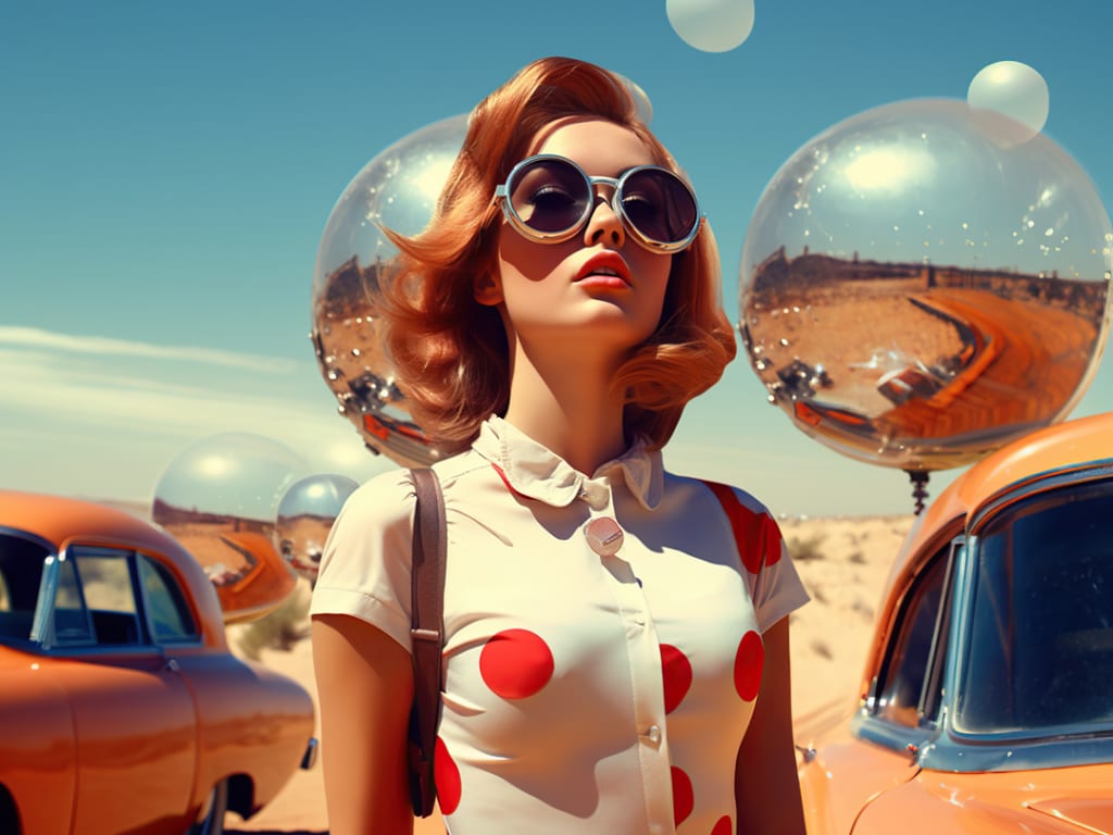 Nostalgic branding with a futuristic twist for modern businesses