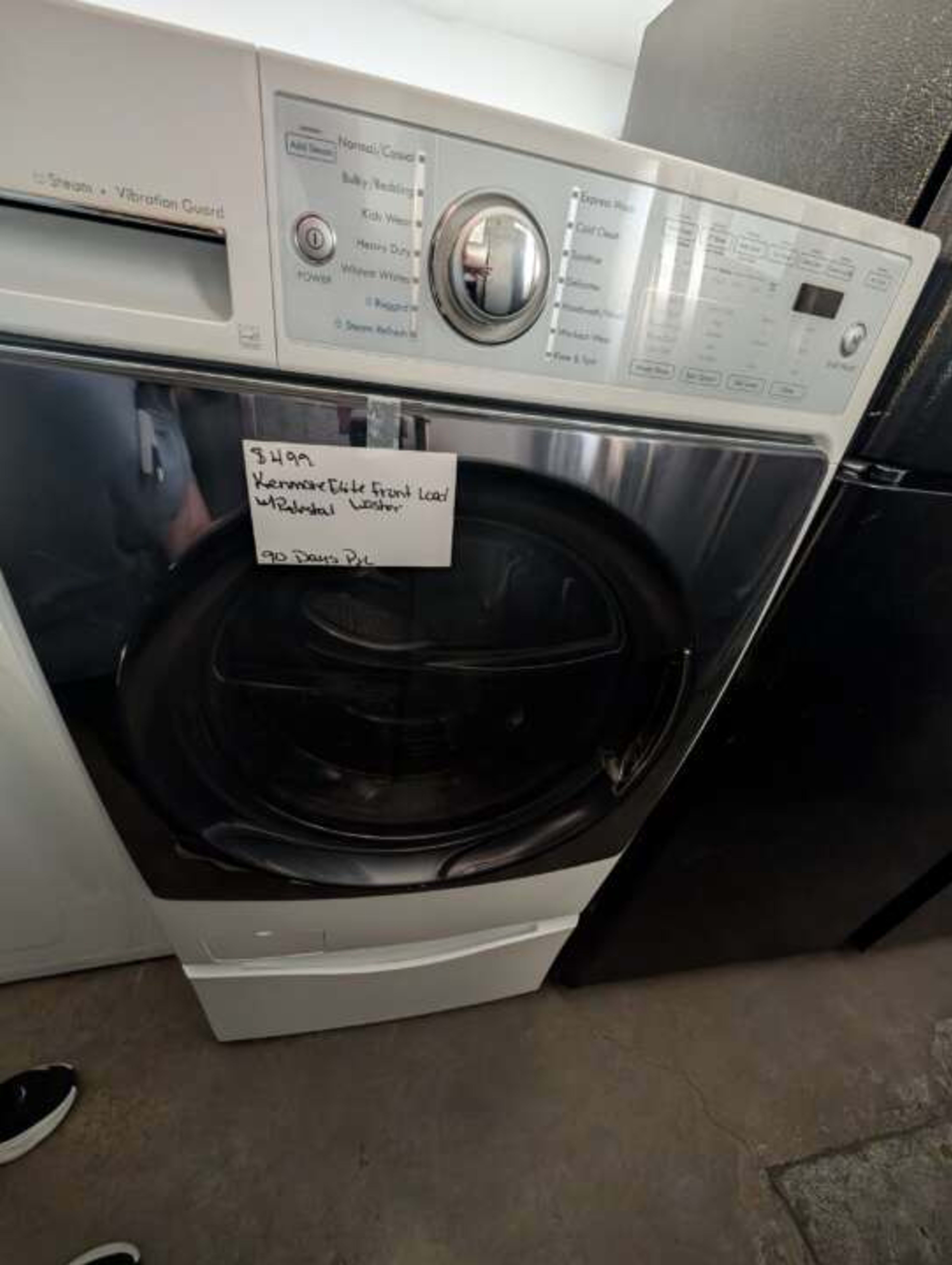 Kenmore Elite Front Load Washer w/Pedestal