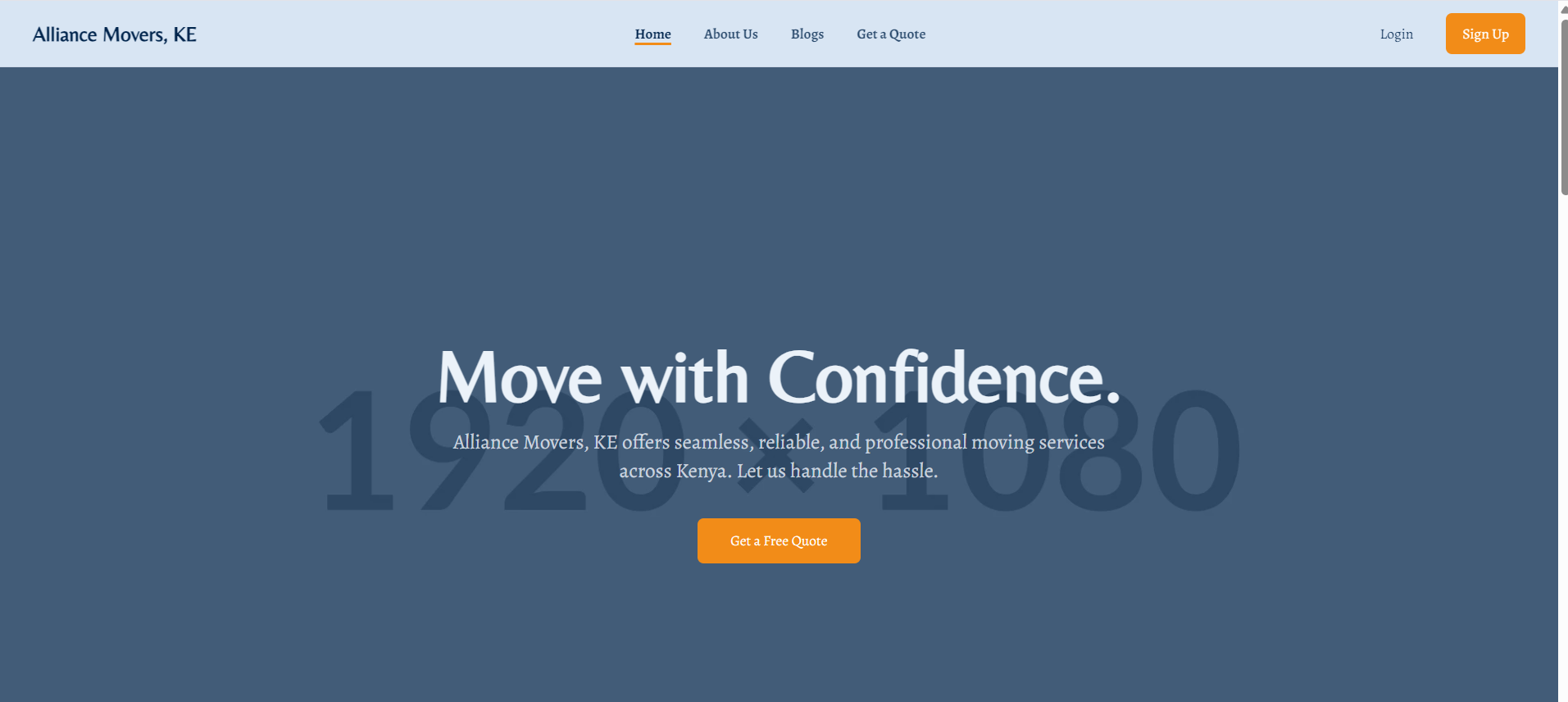 Alliance Movers App