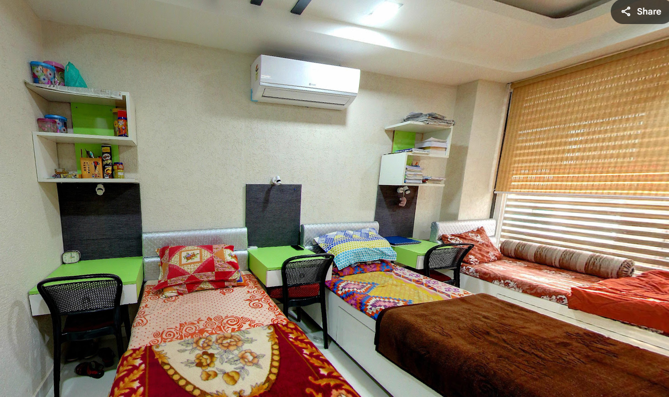 Triple sharing AC room