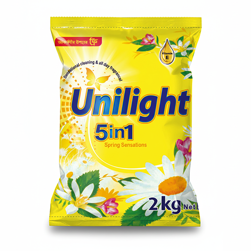 Unilight 5 in 1 Detergent Powder – 2kg Pack