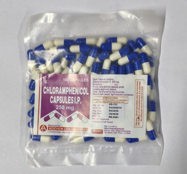Chloramphenicol capsules