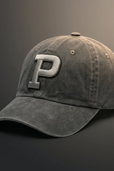 Boné Masculino - Polo "P" Cinza
