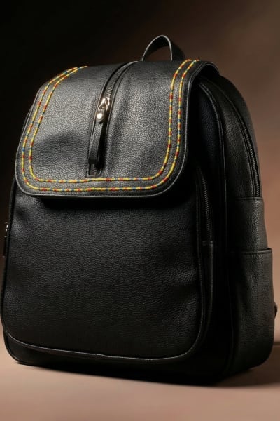 Mochila PU  - Feminina Preto