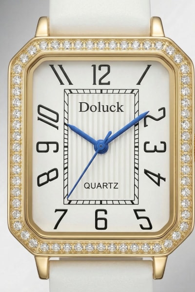 Relógio Feminino Retangular – Quartz Doluck