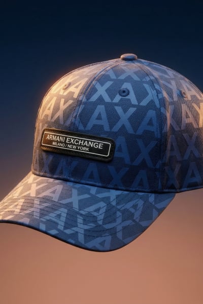 Boné Masculino - Armani Exchange Azul