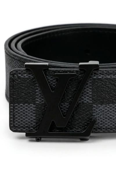 Cinto Masculino Xadrez – LV Preto All Black