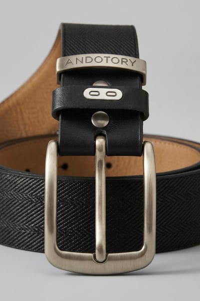 Cinto Masculino Tradicional Dourado + Preto