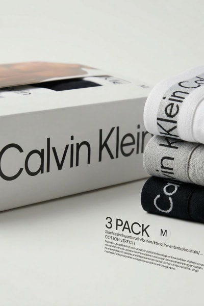 Kit 3 Cuecas Boxer – Calvin Klein Boxer