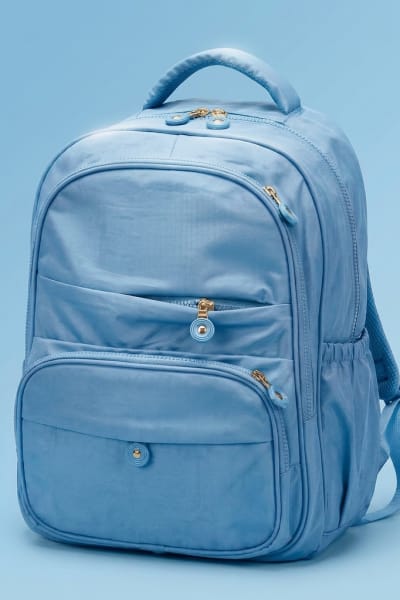 Mochila Básica Azul Claro