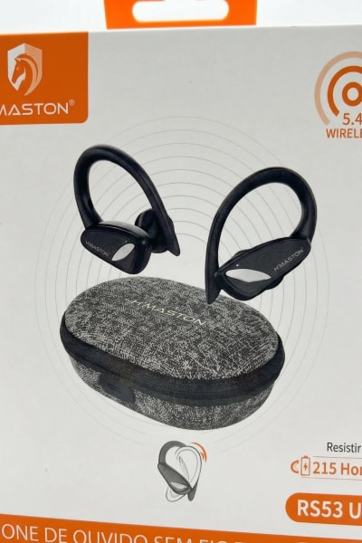 Fone de Ouvido Sem Fio TWS – H’Maston RS53 UP Preto