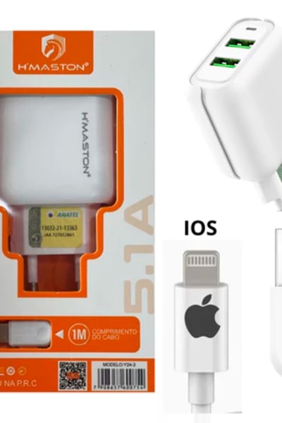 Carregador iOS USB – H’Maston