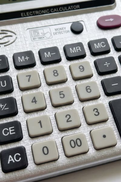 Calculadora 12 Dígitos – Lehmox Cinza