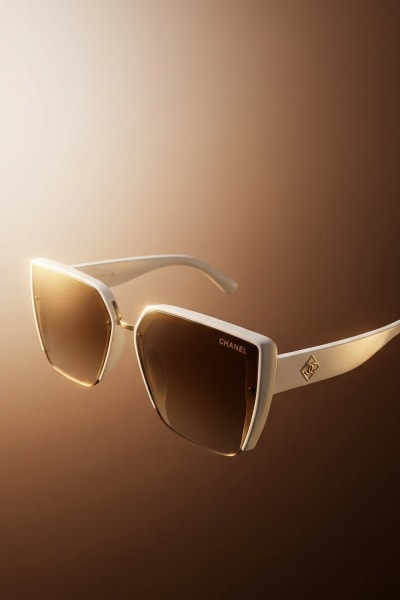 Óculos de Sol Feminino – Chanel Branco