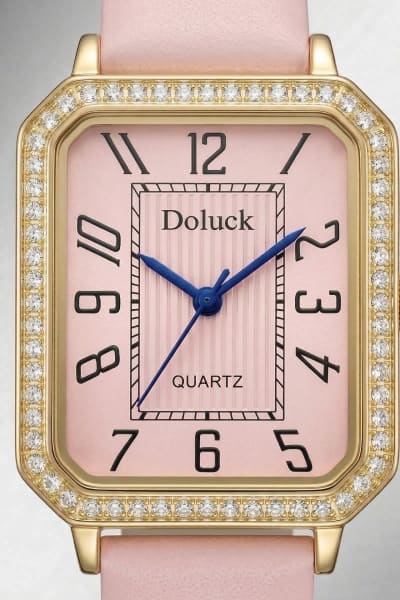 Relógio Feminino Retangular – Quartz Doluck