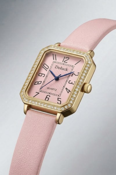 Relógio Feminino Retangular – Quartz Doluck
