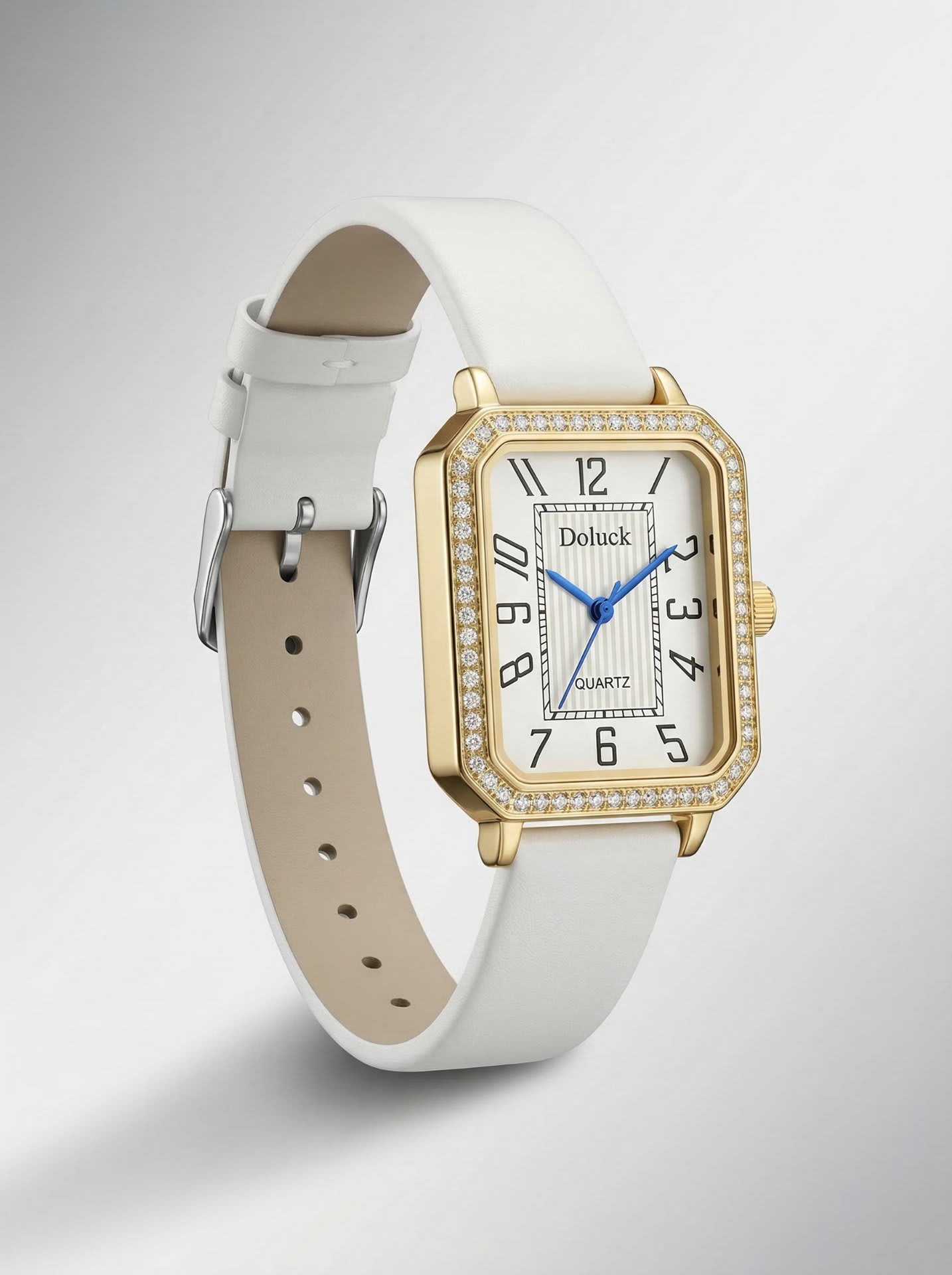 Relógio Feminino Retangular – Quartz Doluck
