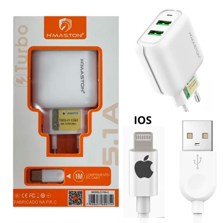 Carregador iOS USB – H’Maston