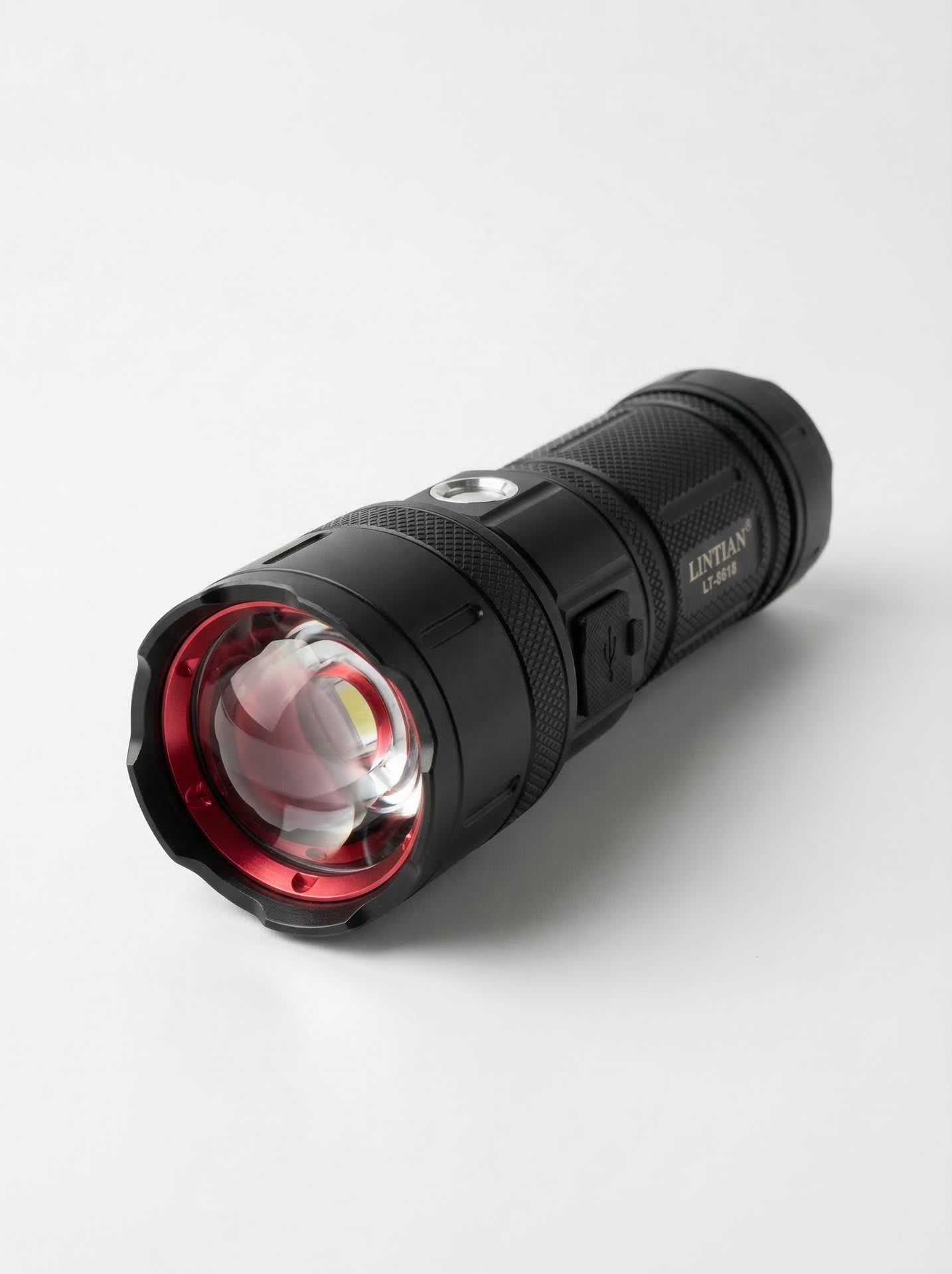 Lanterna LED USB Recarregável – Lintian LT-8618