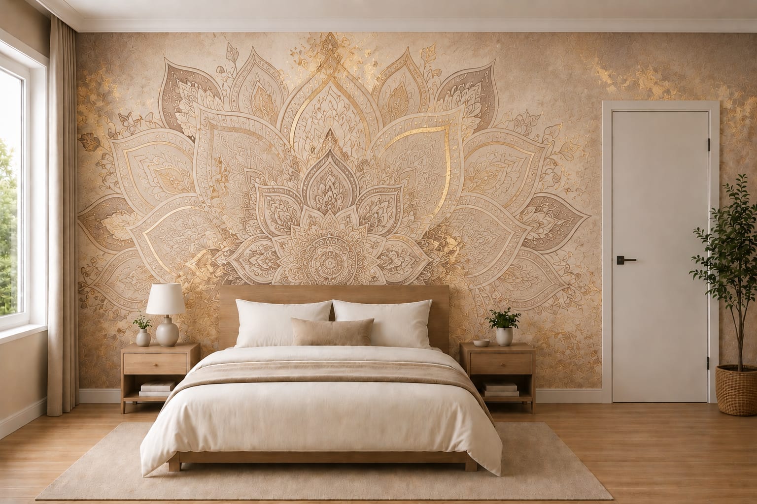 Golden Lotus Mandala