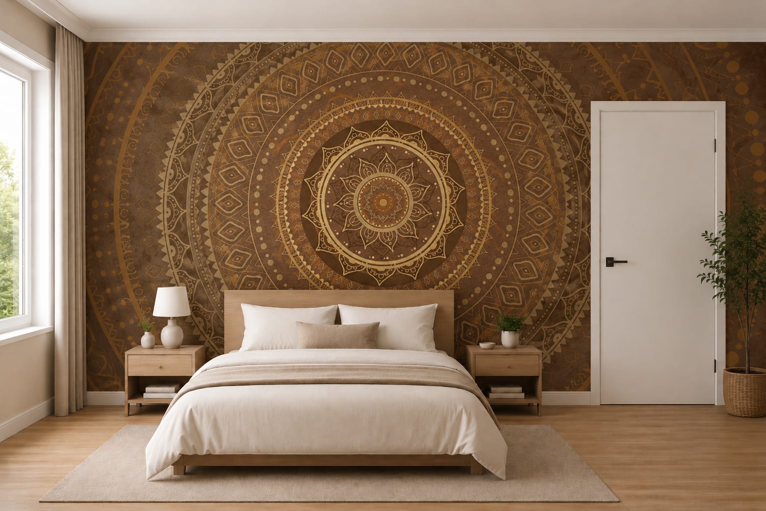 Sacred Bronze Mandala