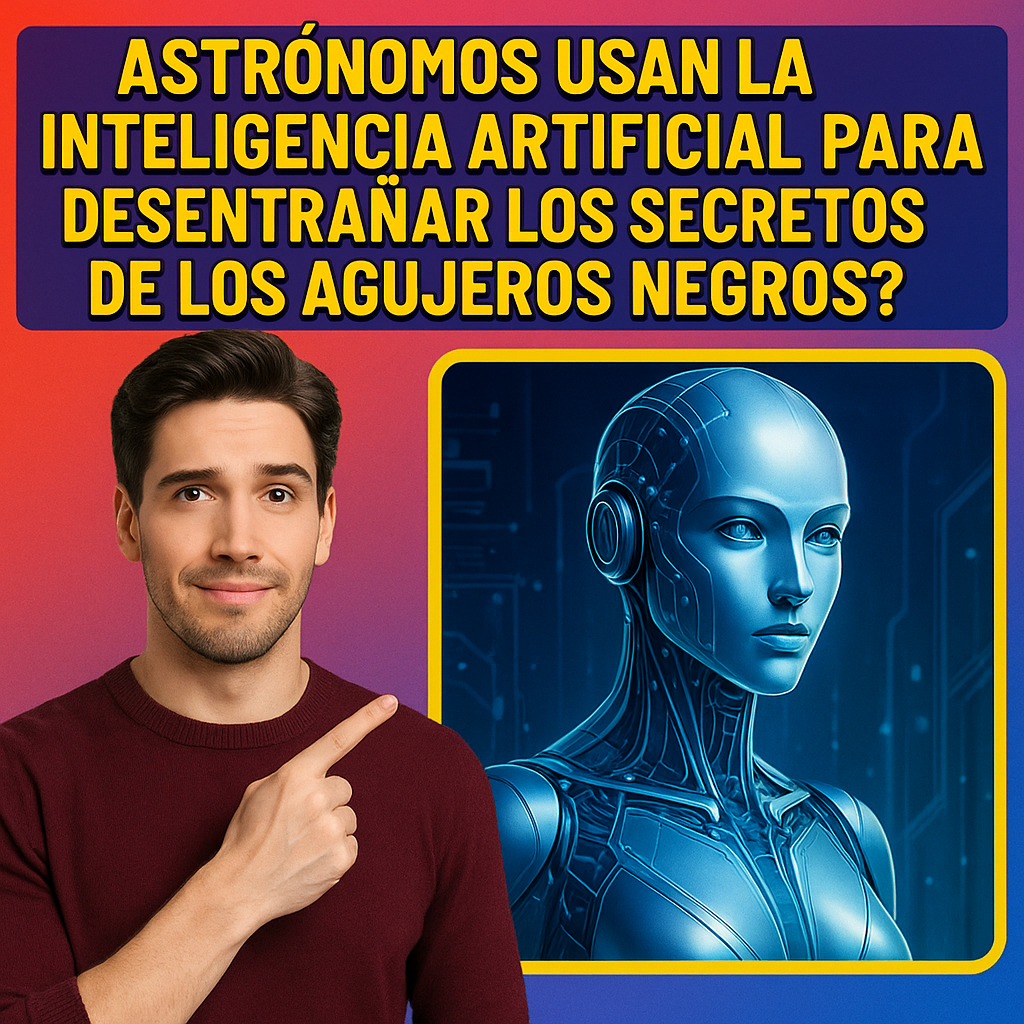 Astrónomos usan la inteligencia artificial para desentrañar los secretos de los agujeros negros