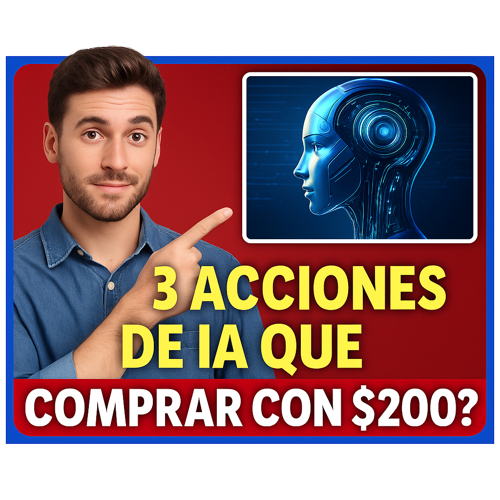 3 acciones de crecimiento en inteligencia artificial (IA) que puedes comprar con $200 ahora mismo