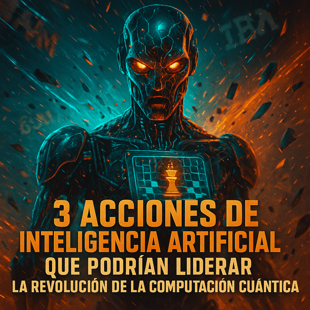 3 acciones de inteligencia artificial (IA) que podrían liderar la revolución de la computación cuántica