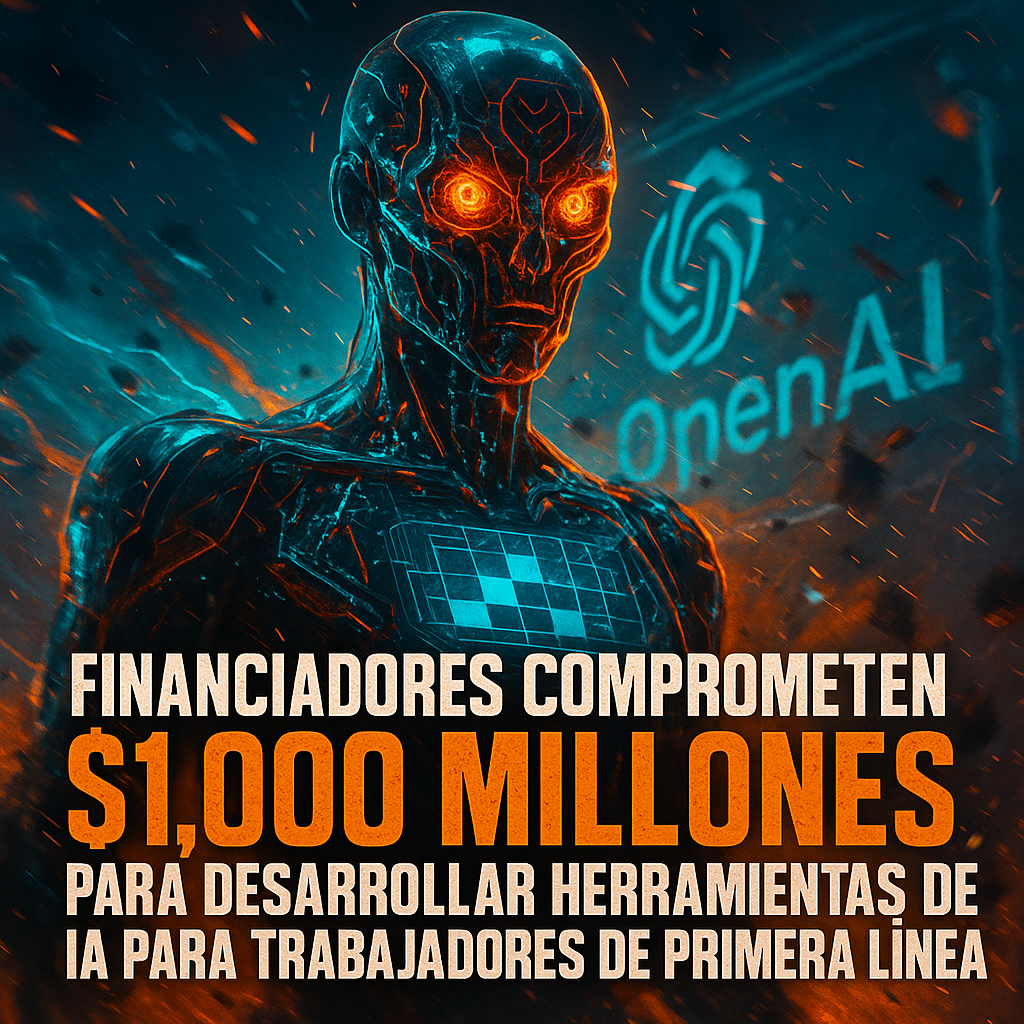 Financiadores comprometen $1,000 millones para desarrollar herramientas de IA para trabajadores de primera línea