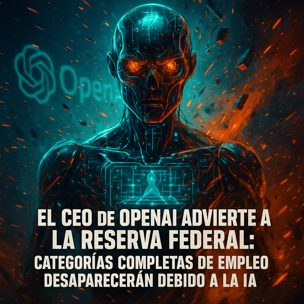 El CEO de OpenAI advierte a la Reserva Federal: categorías completas de empleo desaparecerán debido a la IA