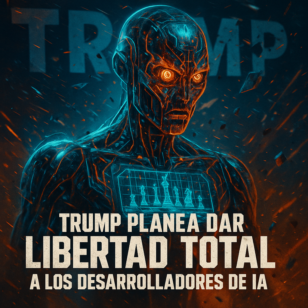 Trump planea dar libertad total a los desarrolladores de IA