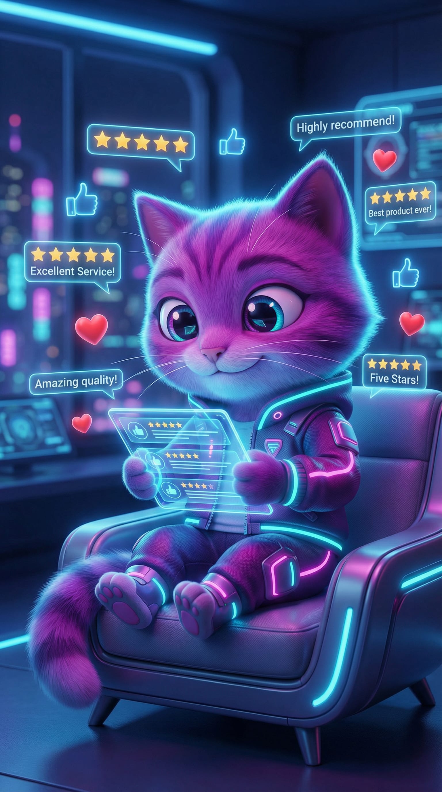 Testimoni pelanggan puas jasa animasi logo 3D - rating 5 bintang dari ratusan klien