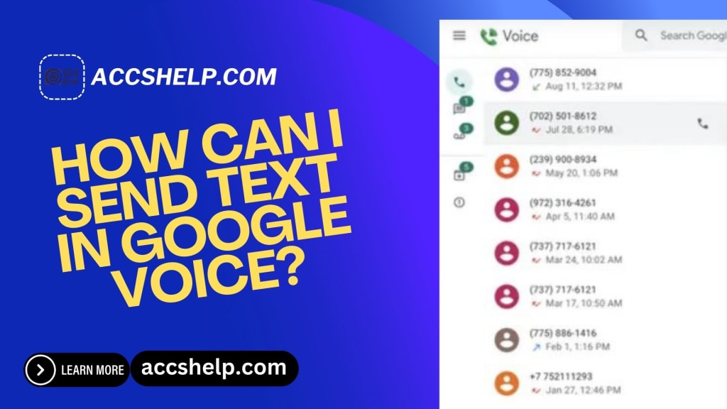 send text in Google Voice