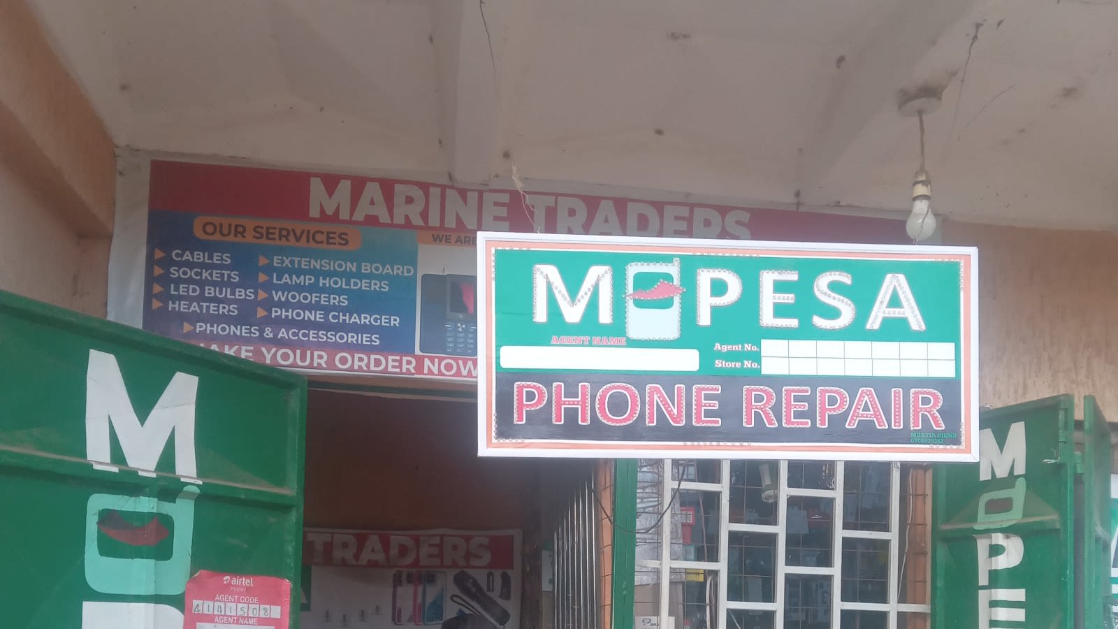Yator Simu zone shop front