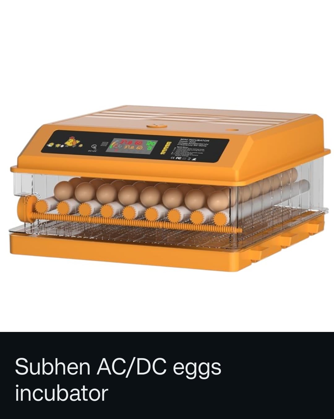 64 eggs subhen incubator 