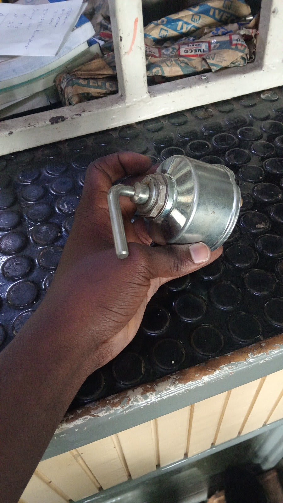 Heavy Machinery Ignition/Starter Switch with L-Shaped Lever Key