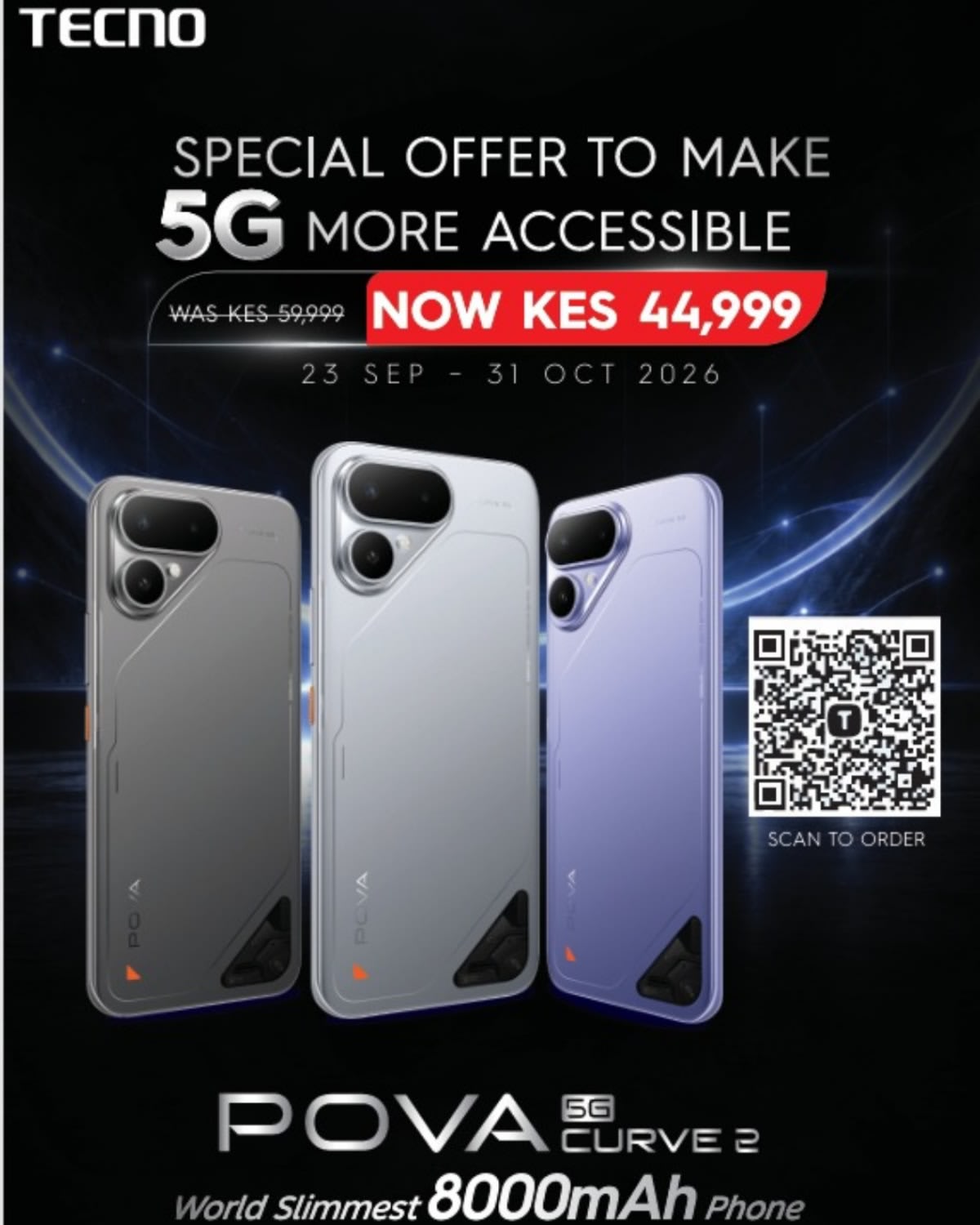 Tecno Pova Curve 2 8 GB RAM