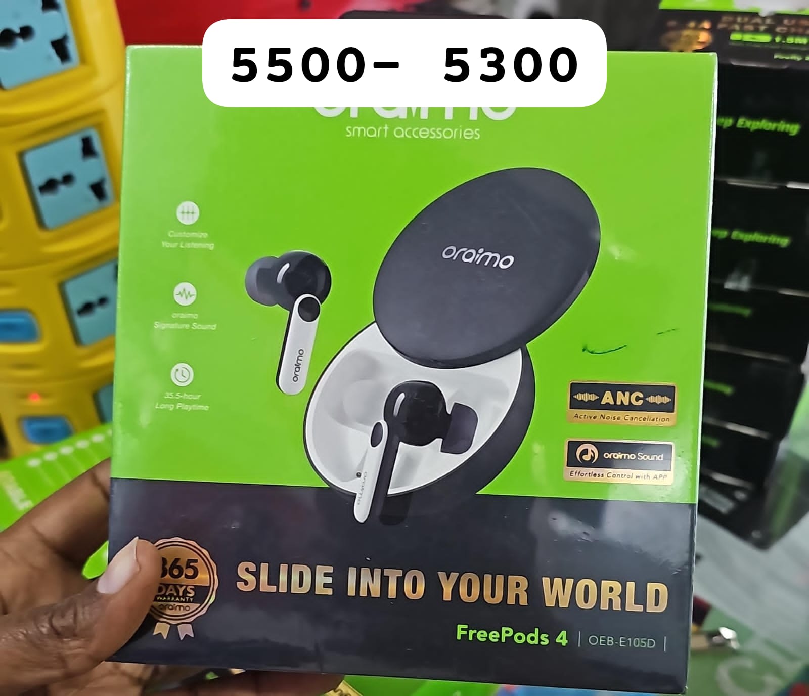 Oraimo Slide Open True Wireless Stereo Earbuds (FreePods)