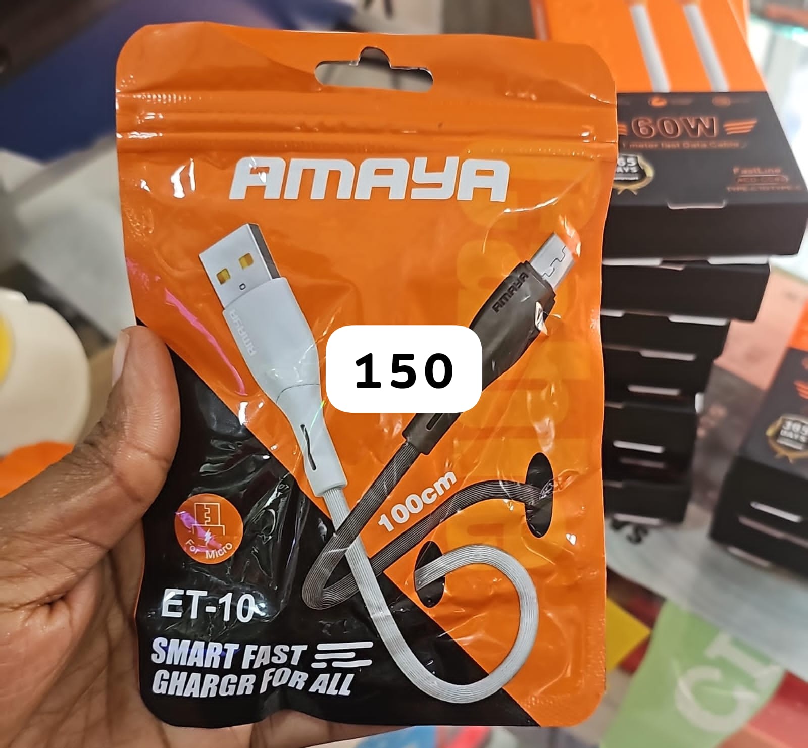 Amaya AM-M01 3.1A Fast Charging Micro-USB Data Cable (1.2m / 1200mm)