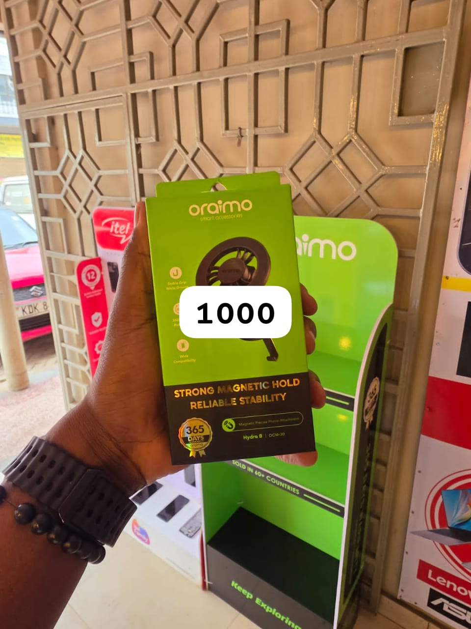 Oraimo Hydra 8 Strong Magnetic Car Phone Mount Holder (OCM-30)