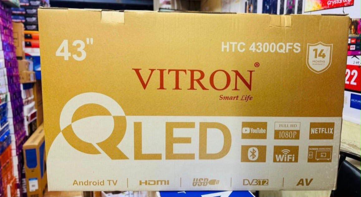 Vitron 43" Smart Full HD TV (Wi-Fi, Bluetooth, Netflix, YouTube)