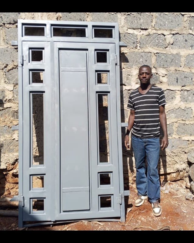 Modern gray steel door Design @42,000