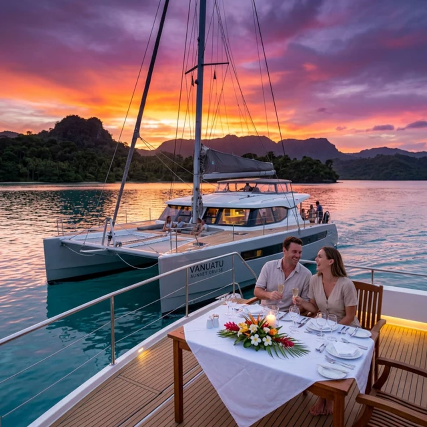 Sunset Cruise & Dinner Havannah Harbour | Vanuatu - Havannah Harbour, North Efate, Vanuatu Tours and Transfers