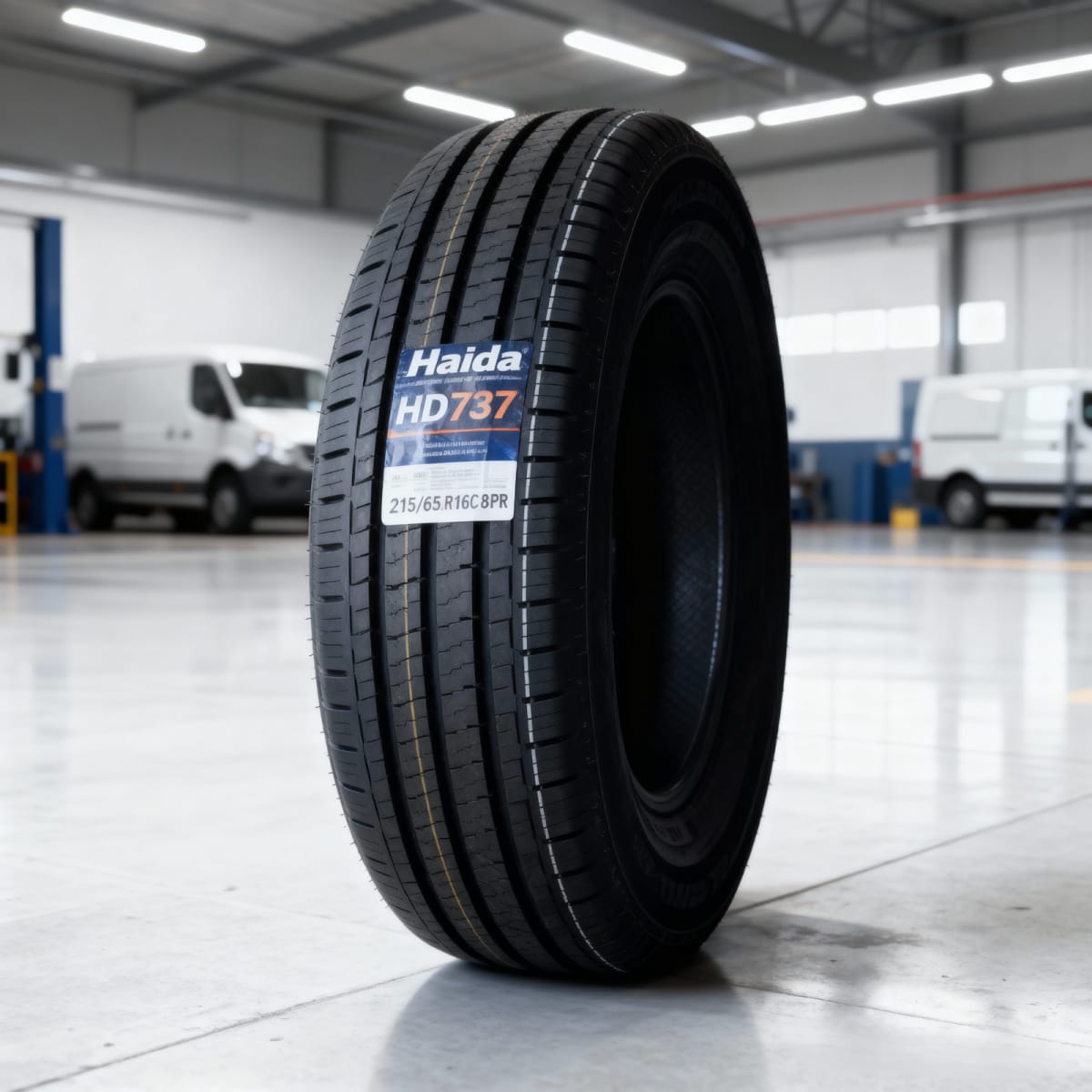 Haida HD737 215/65R16C 8PR Commercial Van tyre for Ford Transit Custom, available in Melbourne Truganina.